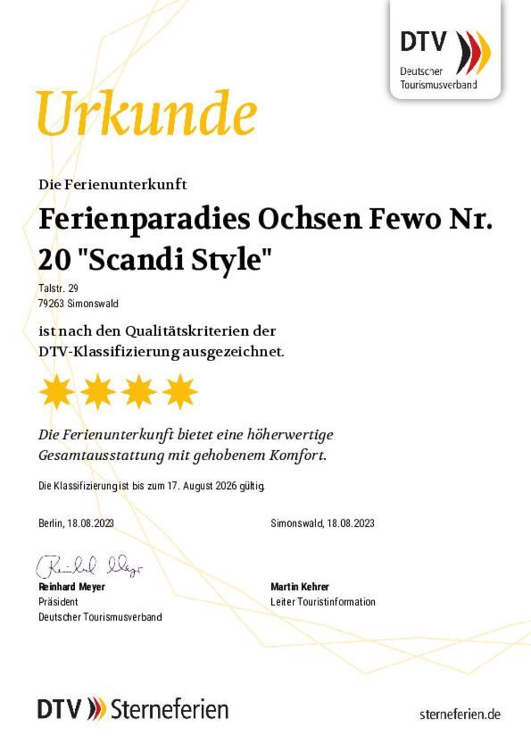 Moderne 3 Zi.-Fewo Scandi Style 70 Qm Naehe Freiburg Apartment Симонсвалд Екстериор снимка